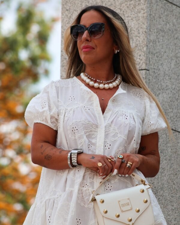 Vestido Branco Bordado - Image 5