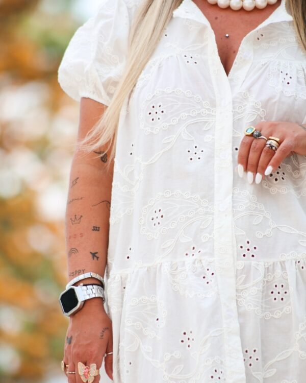 Vestido Branco Bordado - Image 3