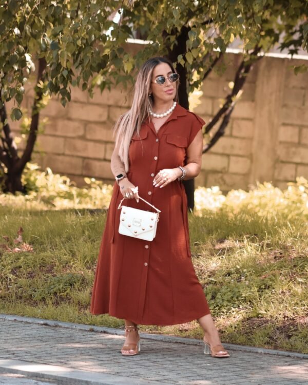Vestido Telha