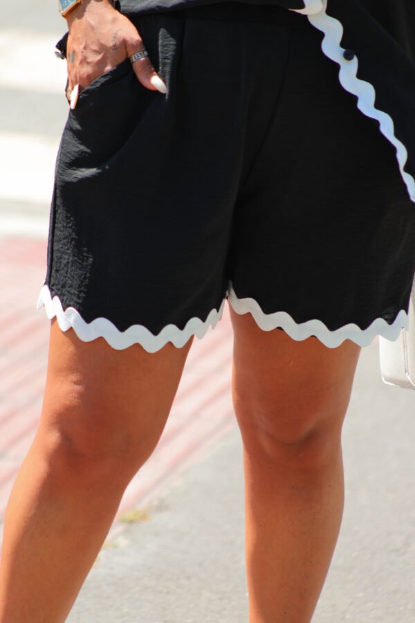 Conjunto Preto c/bainha Branca - Image 6